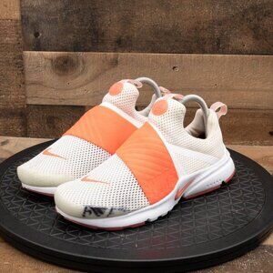 NIKE EXTREME PRESTO SLIP ON WHITE PINK KIDS ATHLETIC SHOES BASKETBALL GYM SZ 7Y